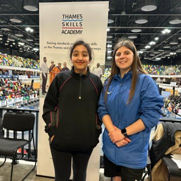 Showcasing #CareersOnTheThames at the National Junior Indoor Rowing Championships 2023