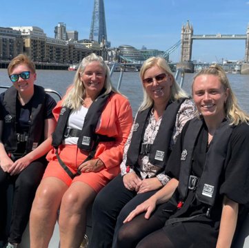 Women on the Water enjoy fantastic visit to the MPS Marine Policing Unit
