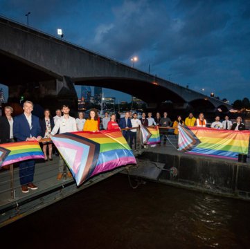 River's LGBT+ pride, as passengers welcomed back