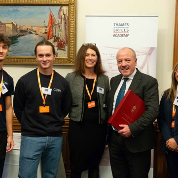 Thames Skills Academy showcases Thames opportunities to new riparian MPs at the House of Commons