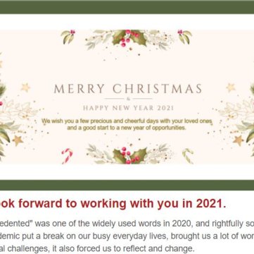 Newsletter December 2020
